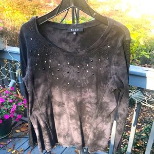 B.L.E.U. Black Stud Ladies Top medium